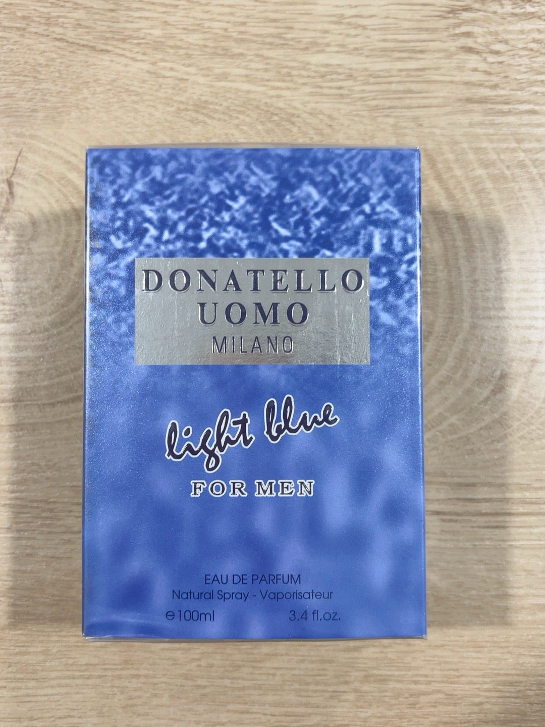 Donatello Uomo Milano Light Blue Eau de Parfum for Men by Fragrance Couture – 3.4 fl oz (100 ml)