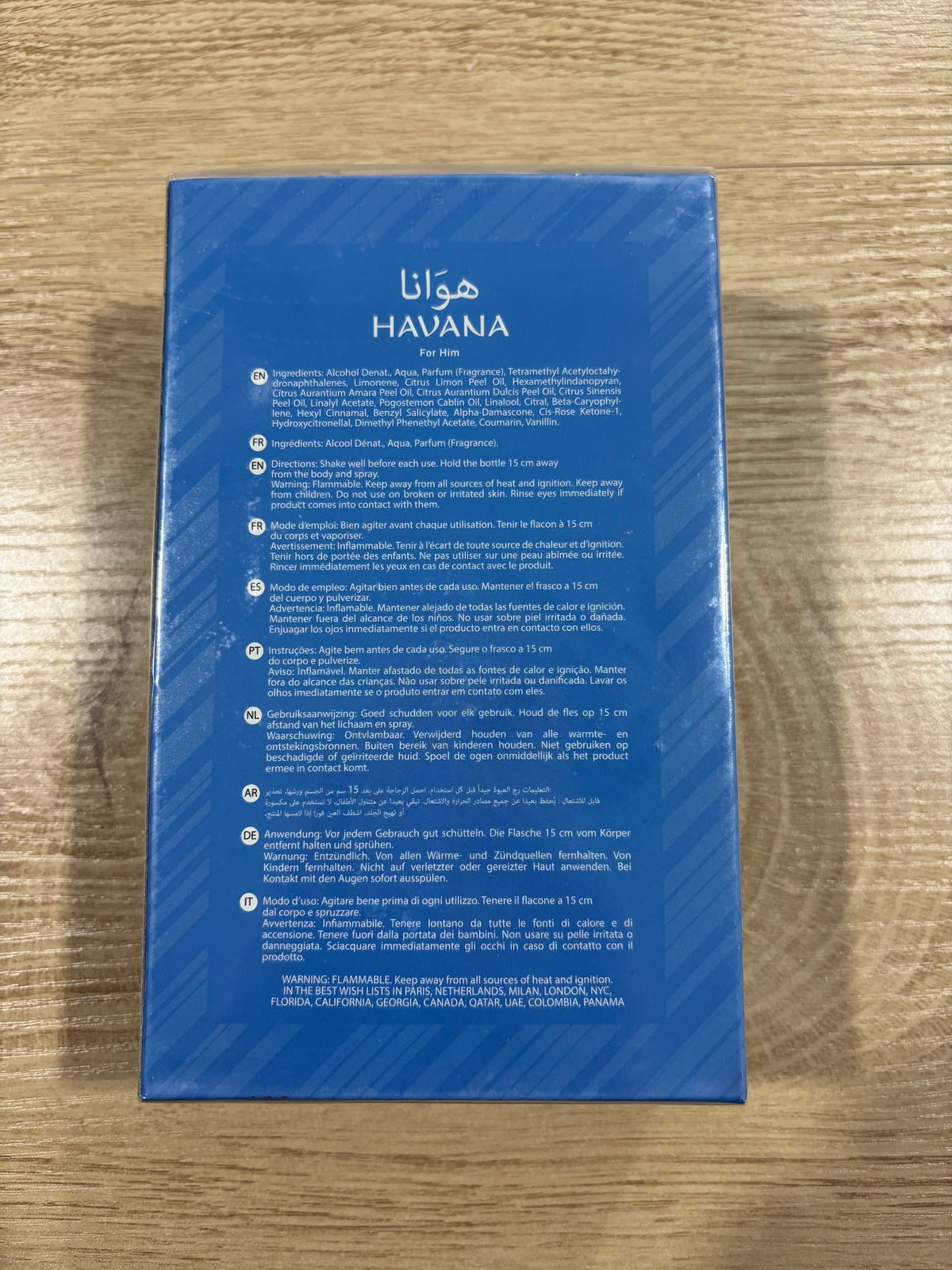 Havana Ice Eau de Parfum for Men – Fragrance Couture 3.3 fl oz (100 ml)